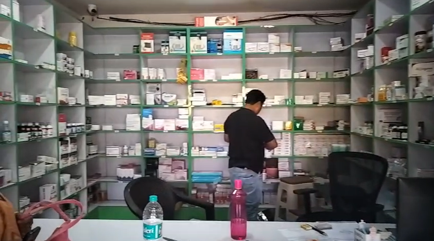 Inside the Pro Health Medicine Store in Aska